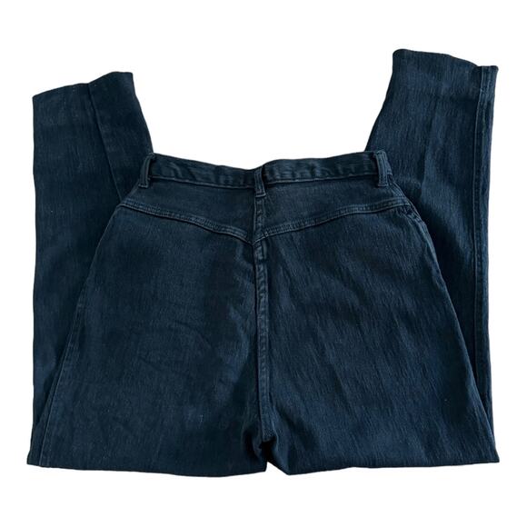 Vintage Cap Ferrat 80's black denim high waist Jeans with stars & stones size 13 - Picture 6 of 16